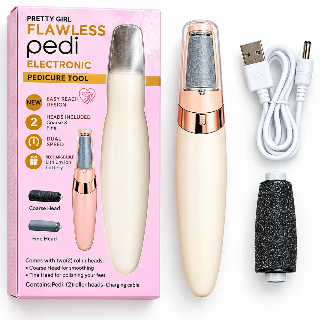 Pretty Gril Flawless Pedi Electronic Pedicure Tool