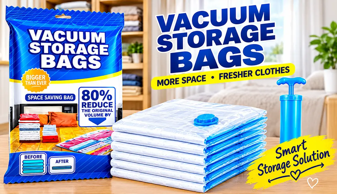 Vacuum Storage Bags with Hand Pump image 7