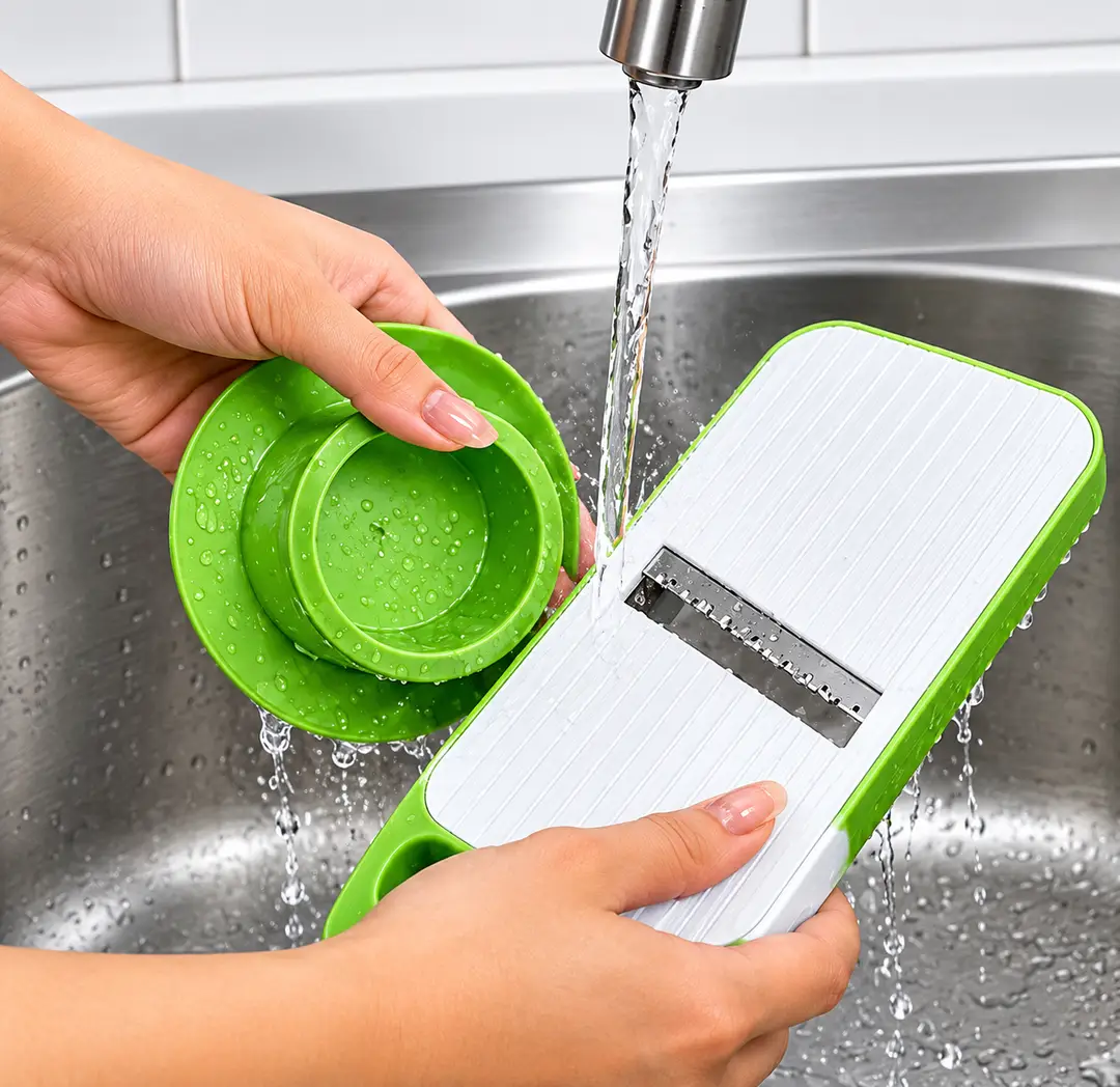 Multifunction Vegetable Slicer & Mandoline Cutter | 4-in-1 Quick Vegetable Chopper for Cucumber, Carrot, Potato & Onion