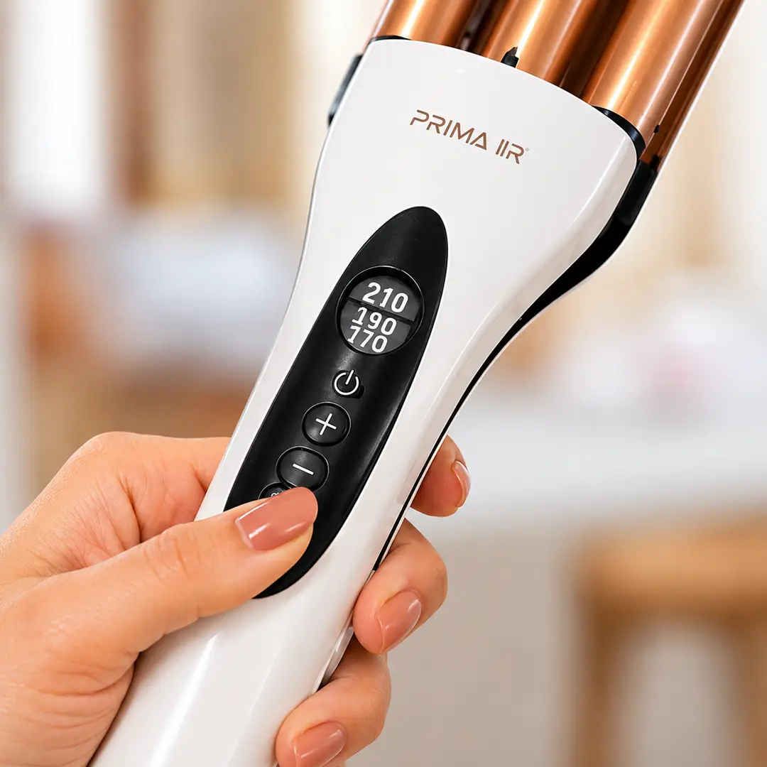 RIWA Ceramic Hair Straightener for Women | Fast Heating Hair Styling Iron | Professional Hair Straightening Tool | Gold