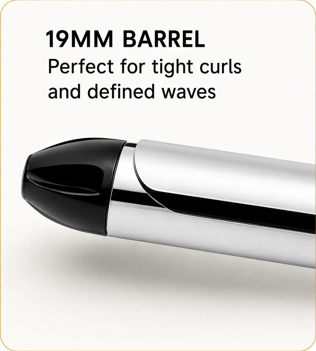 Professional Instant Heat Curling Tong – Hair Styling Curler | 19mm