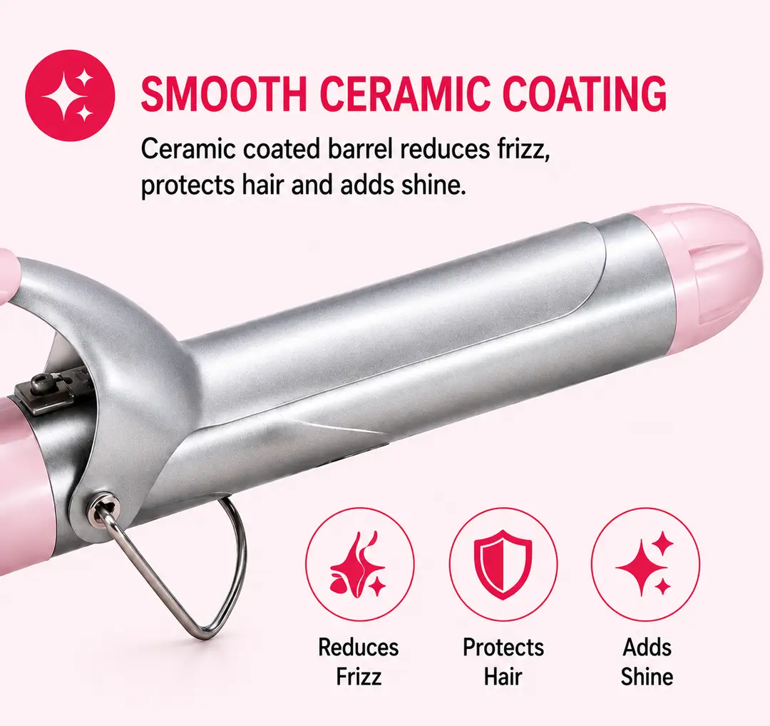 RIWA Professional Hair Curling Iron – Salon Style Curls at Home | 32mm