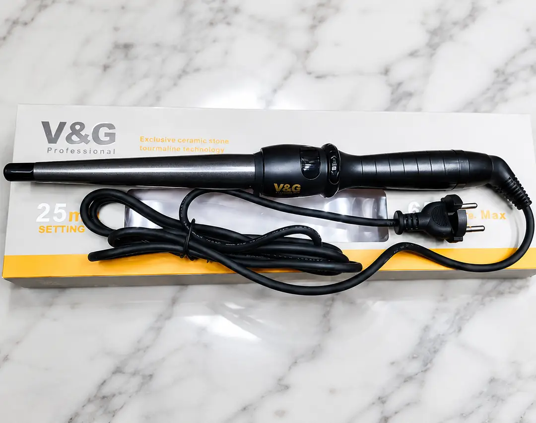 V&G Professional Hair Curling Wand – Professional Hair Curler for Beautiful, Long-Lasting Curls & Waves | Easy Grip Handle | Salon-Style Hair Styling Tool