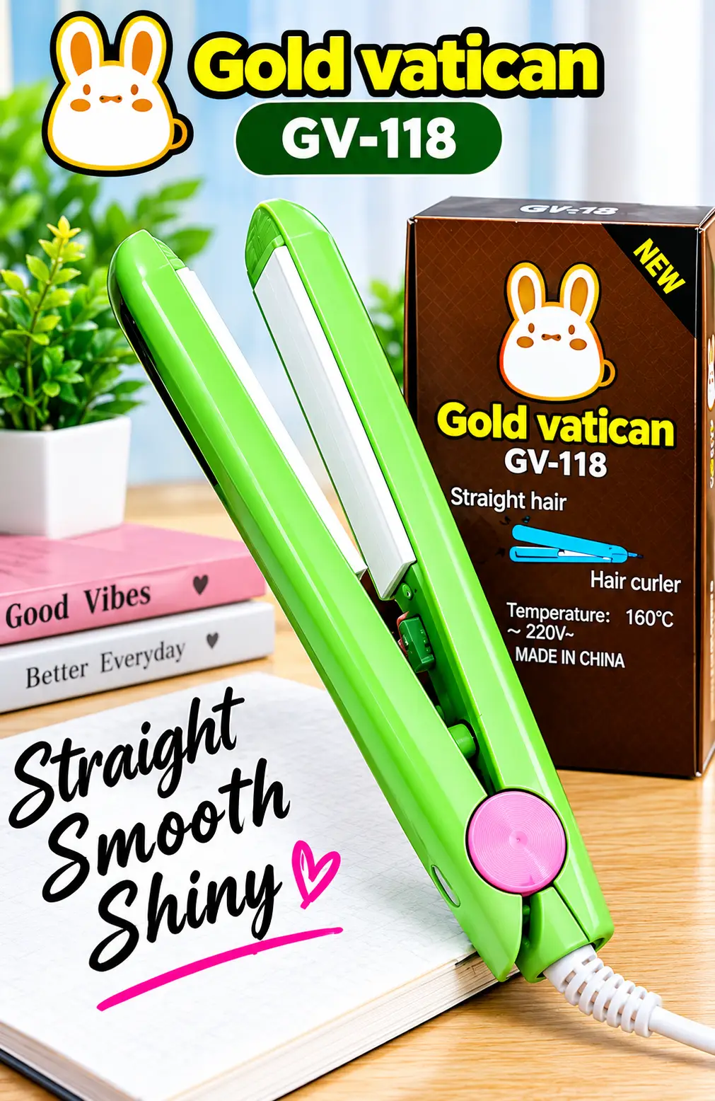 Hair Straightner  | Portable Hair Straightener for Women