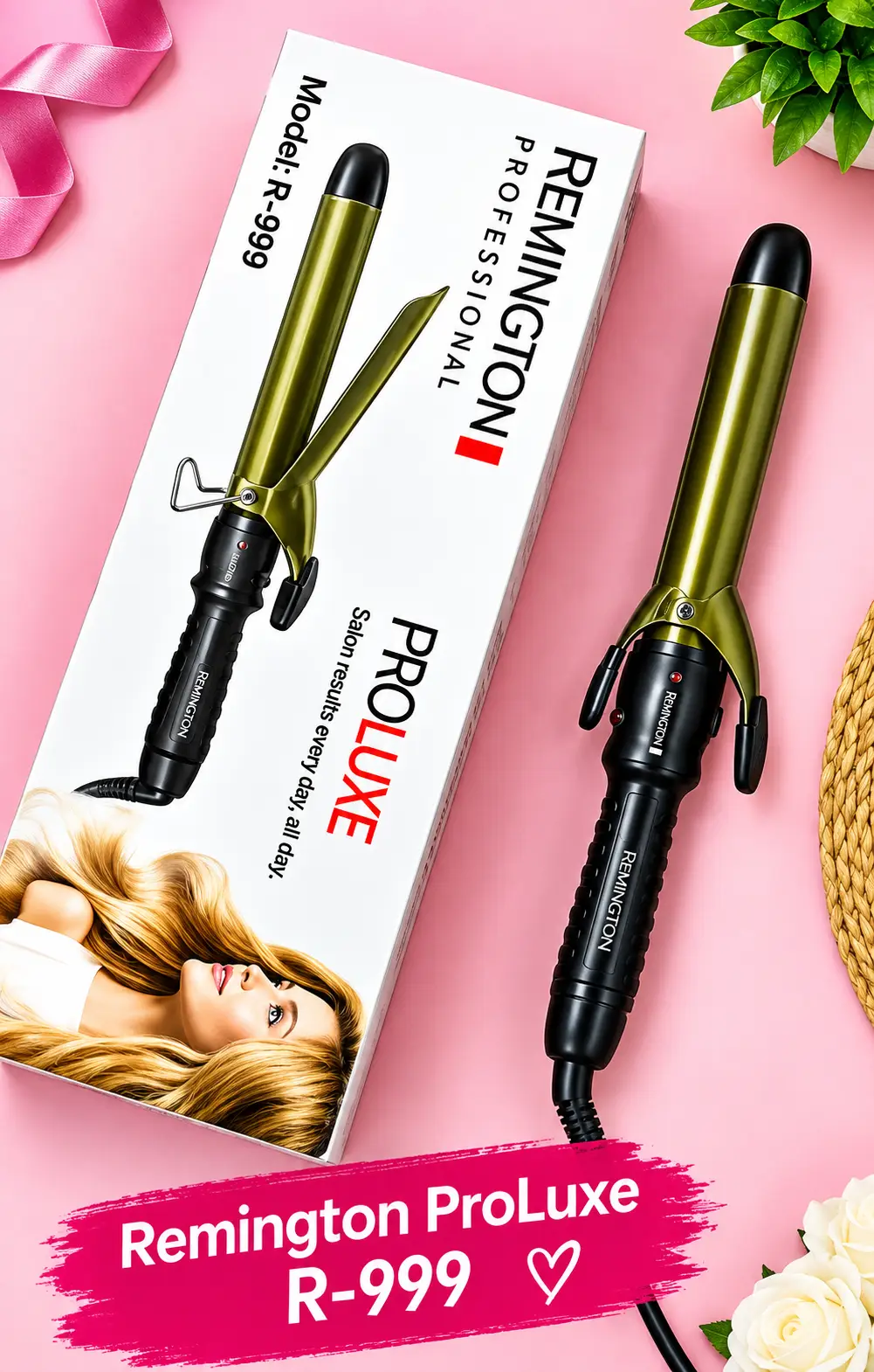 Remington ProLuxe R-999 Professional Hair Curling Iron