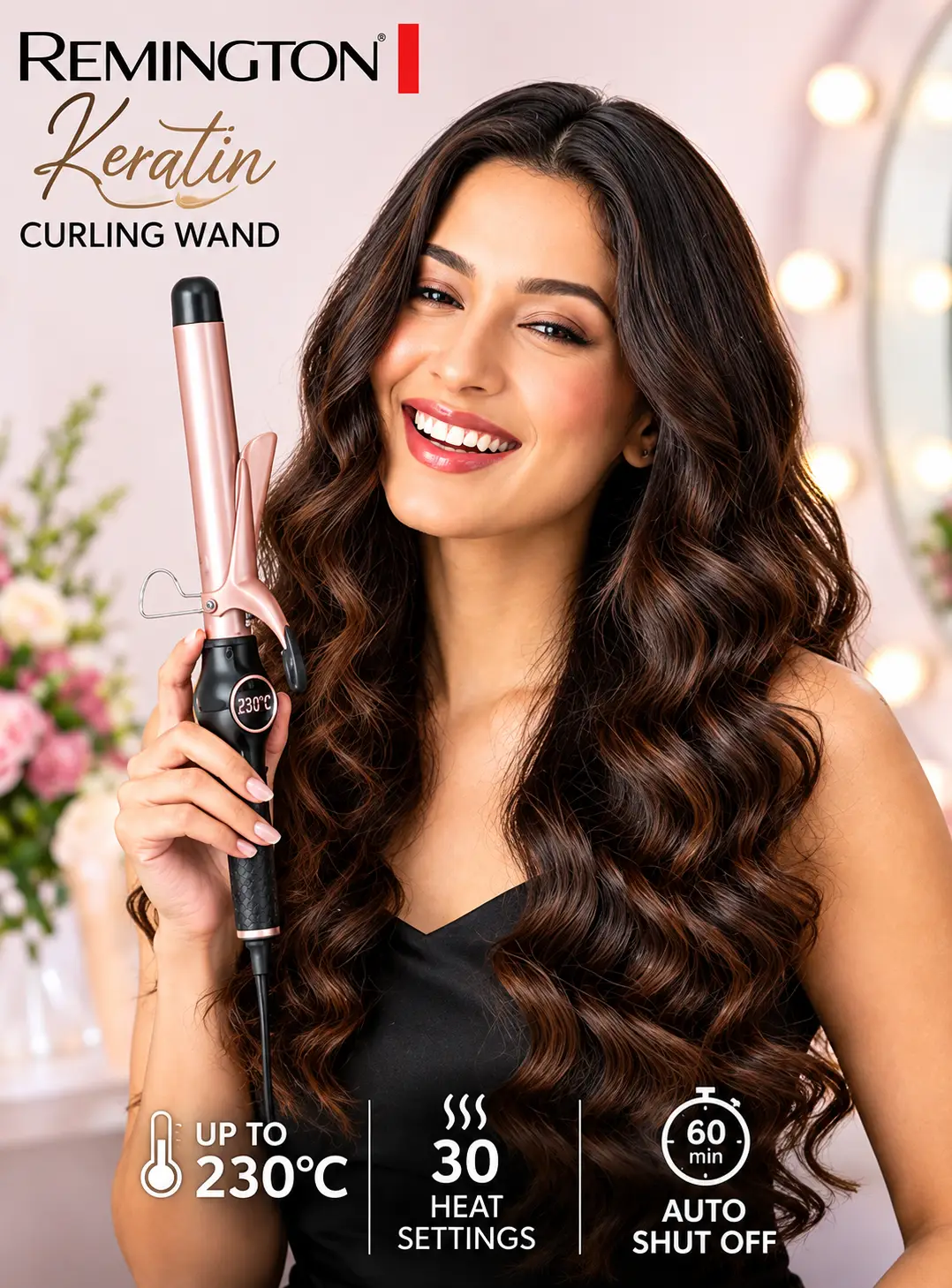 Remington Curling Wand – Professional Hair Curler
