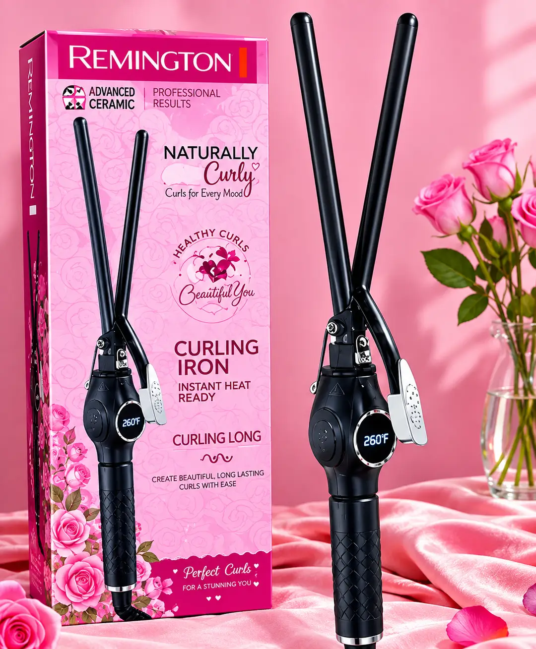 RE-5033 Naturally Curly Hair Curling Wand