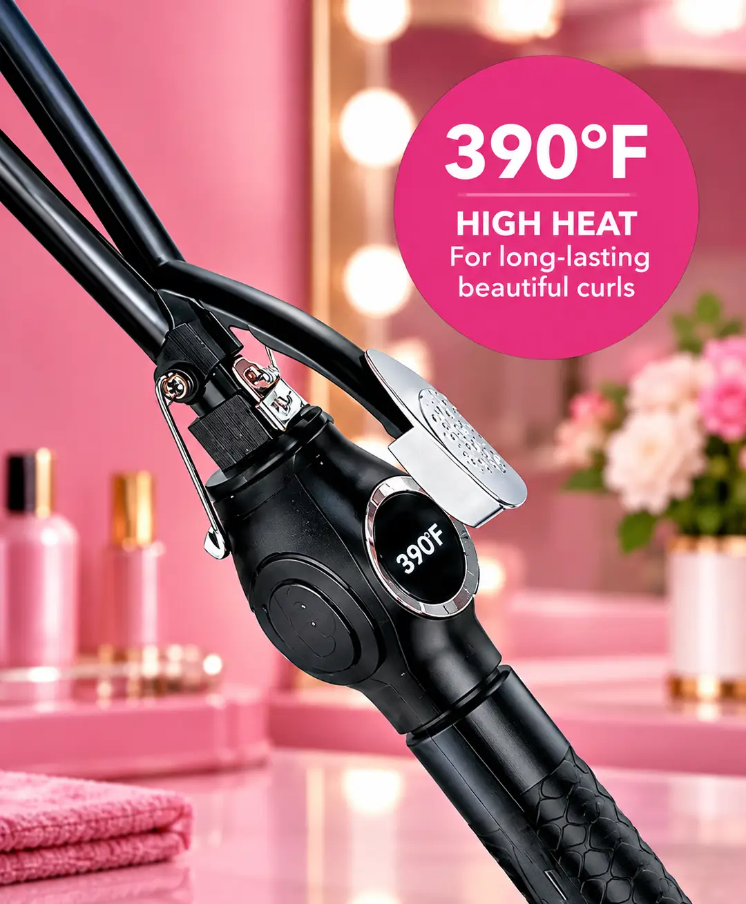 RE-5033 Naturally Curly Hair Curling Wand