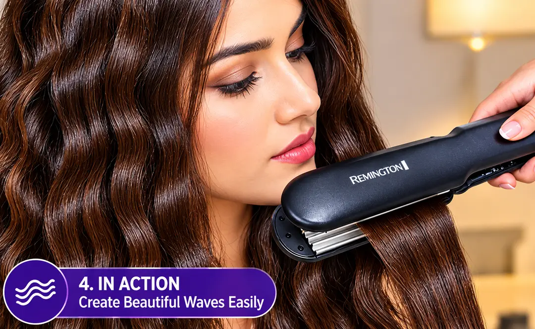 Remington Hair Crimper & Hair Waver for Women