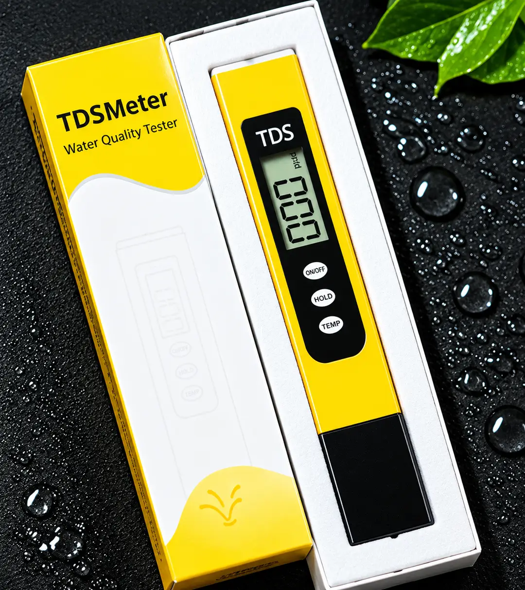 Digital TDS Meter Water Quality Tester | High Accuracy TDS & Temperature Tester | Portable Water Purity Testing Meter