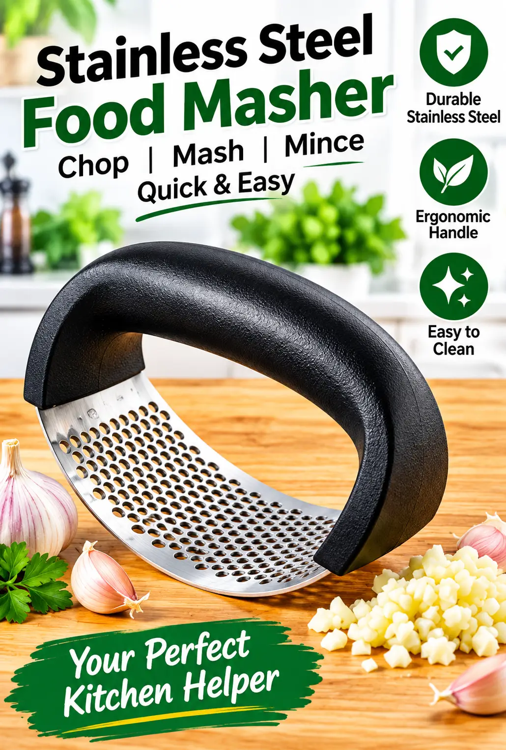 Stainless Steel Meat Tenderizer Hammer
