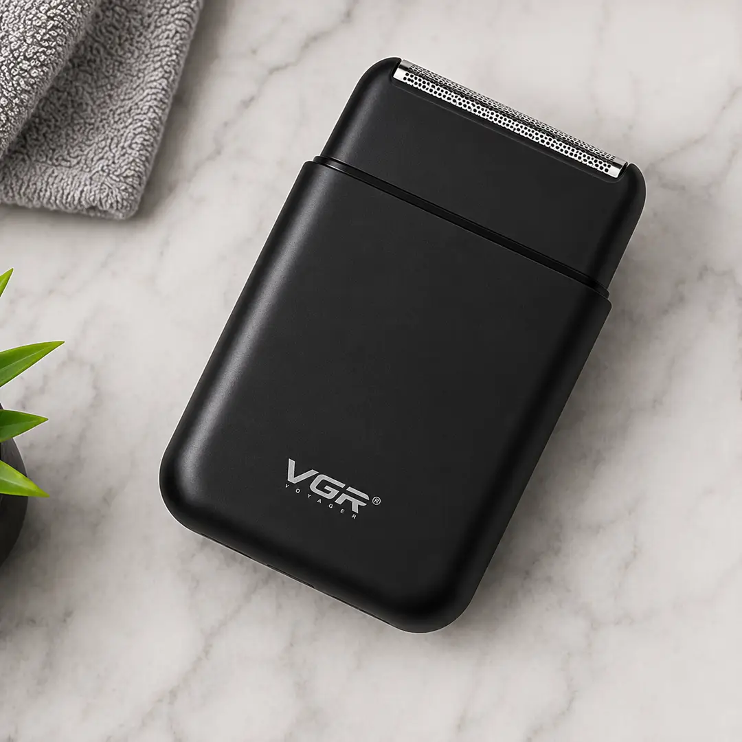 VGR V-390 Professional Men's Electric Foil Shaver | Rechargeable Portable Beard Shaver | Super Trim
