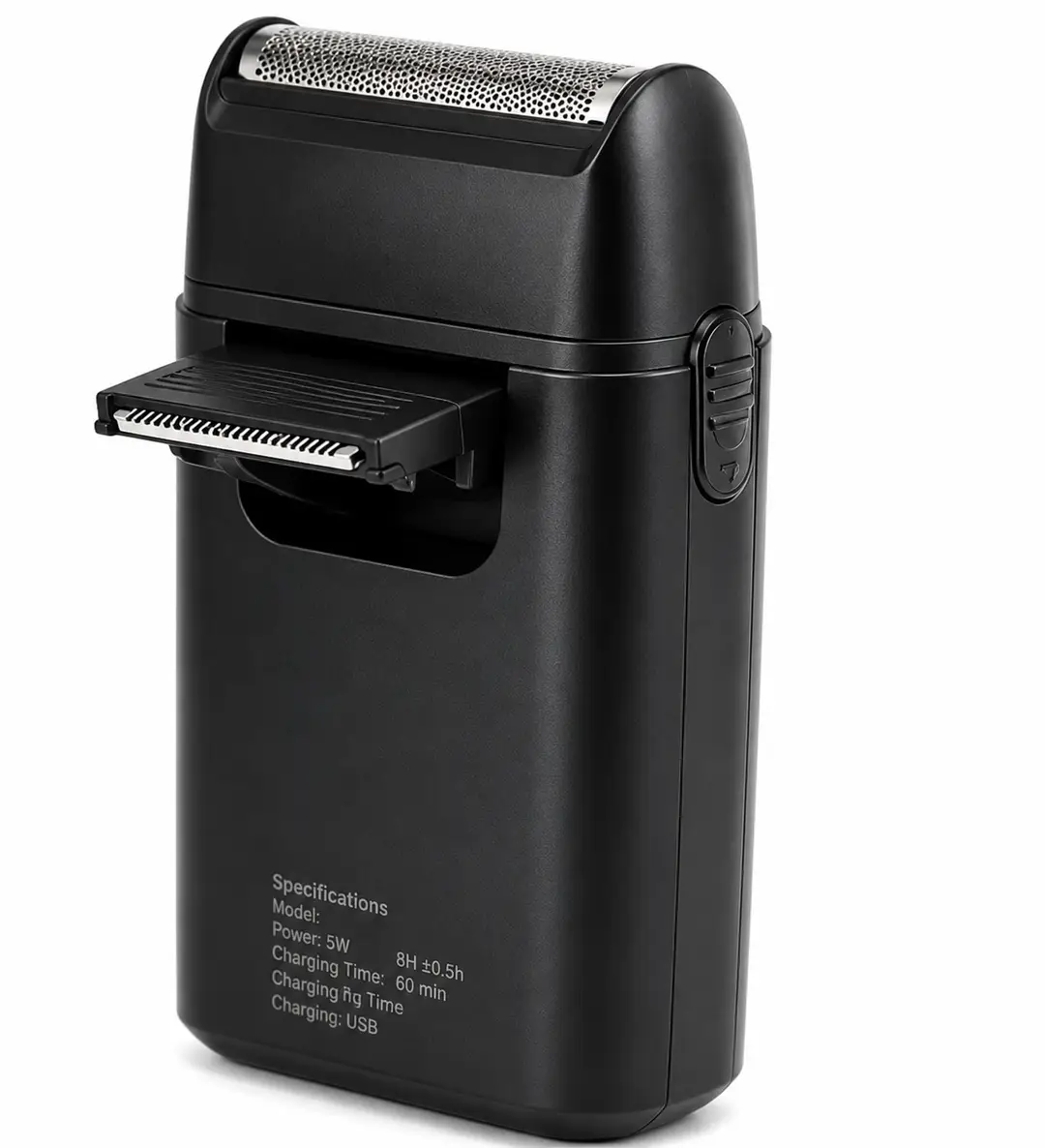 GEEMY GM-7763 Professional Rechargeable Foil Shaver with Pop-Up Trimmer & USB Charging