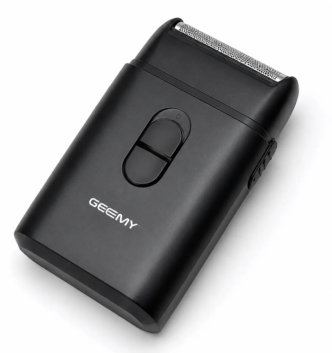 GEEMY GM-7763 Professional Rechargeable Foil Shaver with Pop-Up Trimmer & USB Charging