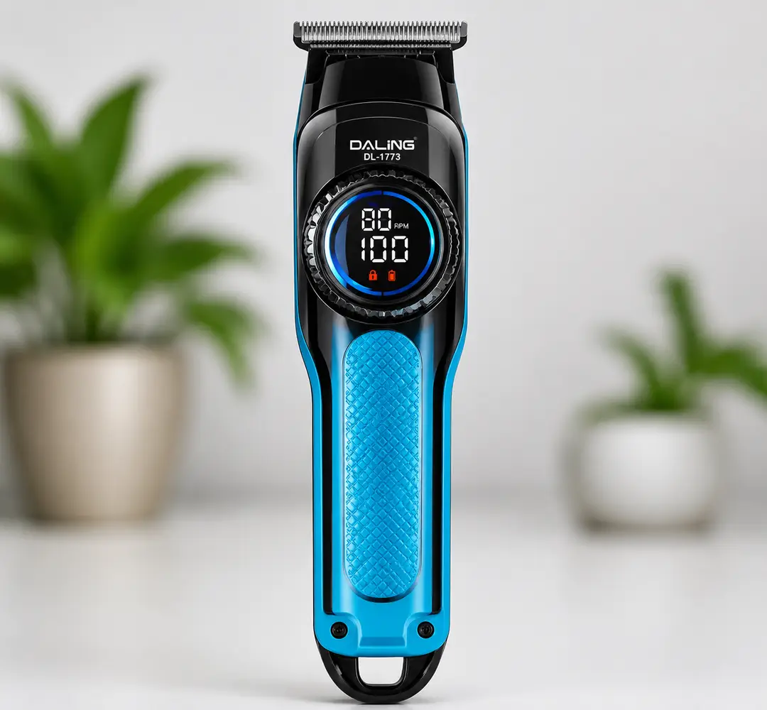 DALING DL-1936 Professional Men's Hair Trimmer | USB Rechargeable | LED Display | Cordless Hair & Beard Clipper