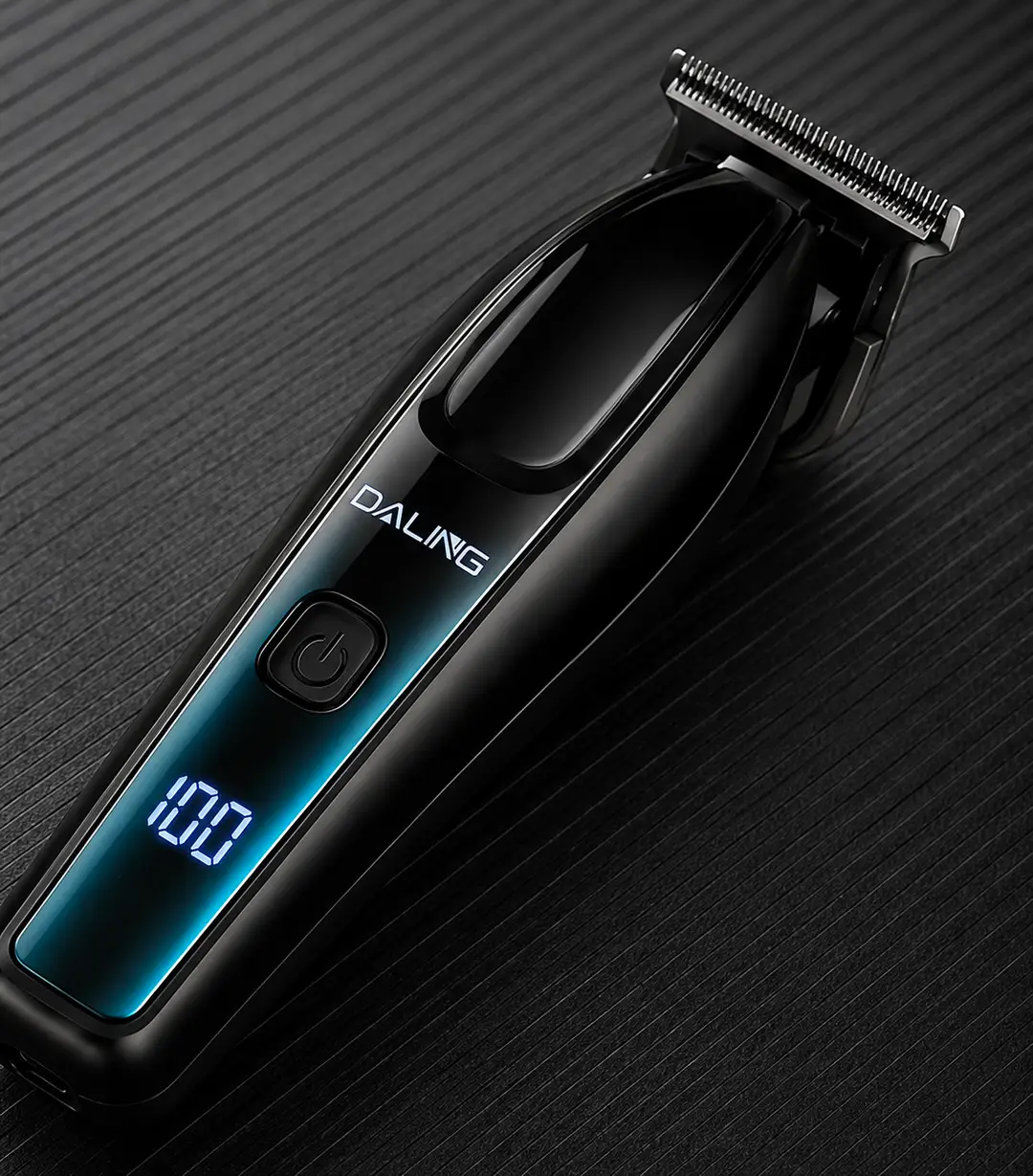 DALING DL-1969 Professional Hair Trimmer | 7000 RPM | Cordless USB Rechargeable | LED Display | Adjustable Speed
