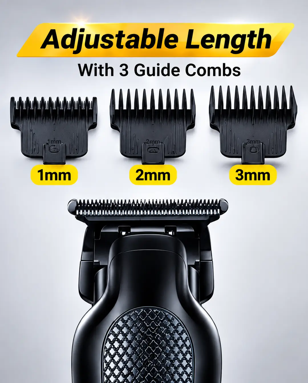 DALING DL-1909 Professional Hair Trimmer for Men | Cordless Rechargeable Hair & Beard Trimmer with Digital Display