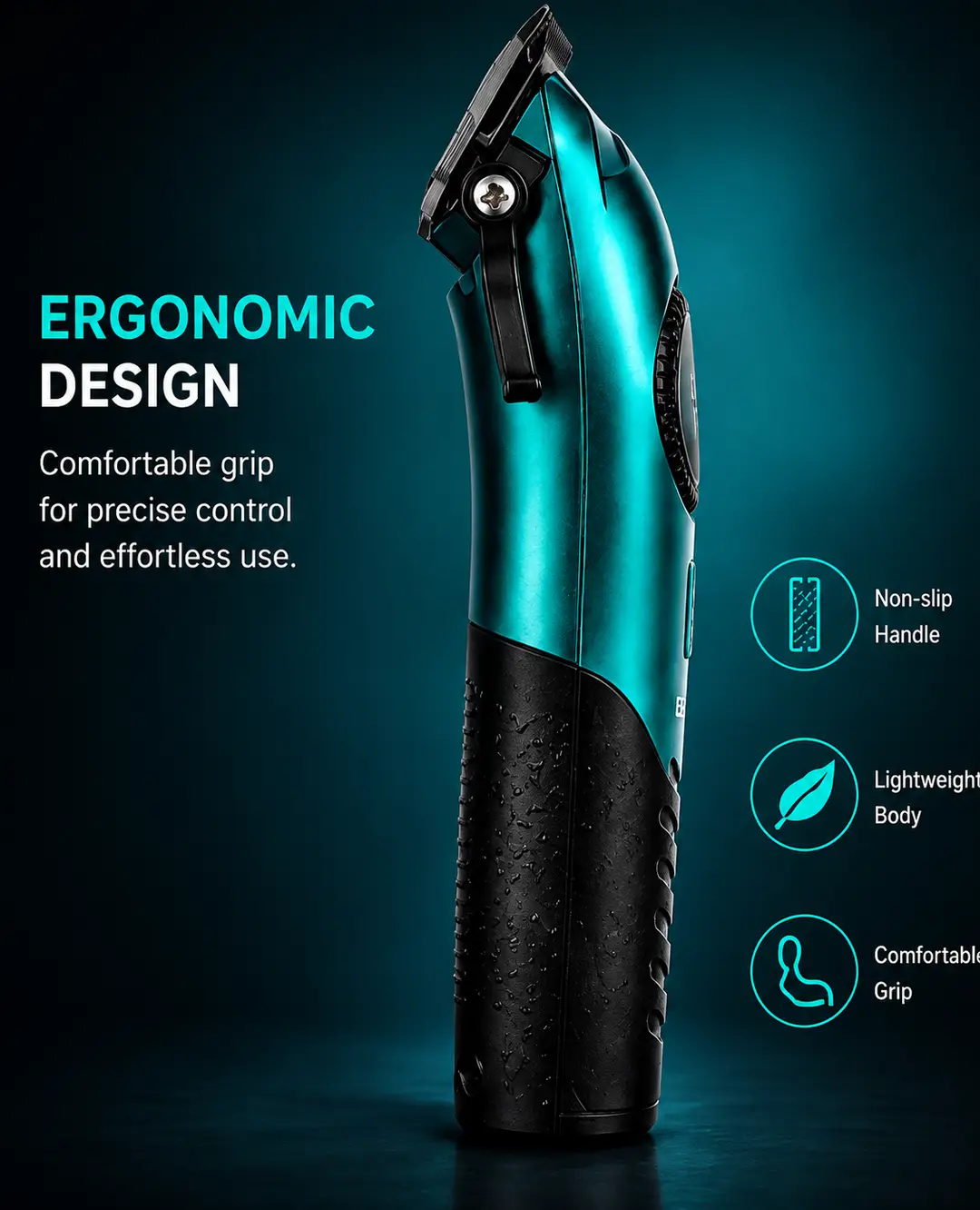 DALING DL-1911 Professional Hair Clipper | 8000 RPM | USB Rechargeable | Adjustable Blade | Digital Display