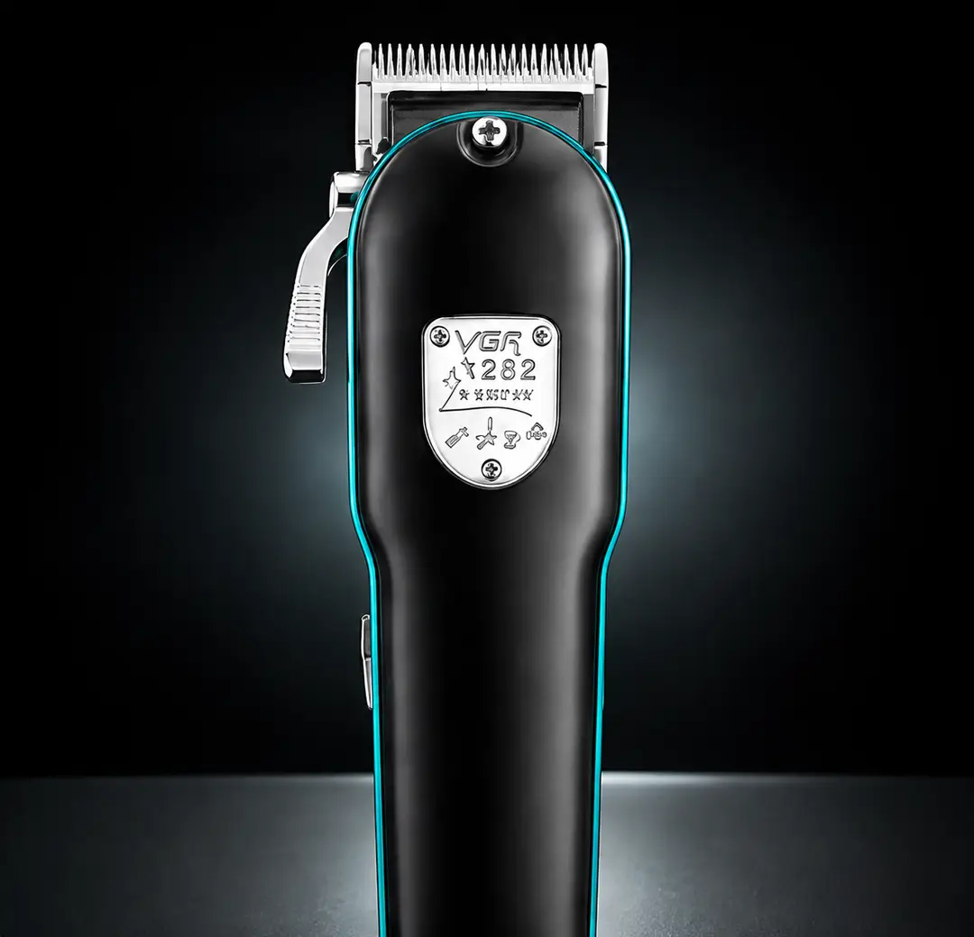 VGR V-123 Professional Hair Clipper for Men – Powerful DC Motor, Stainless Steel Blades, Taper Lever & 2M Power Cable