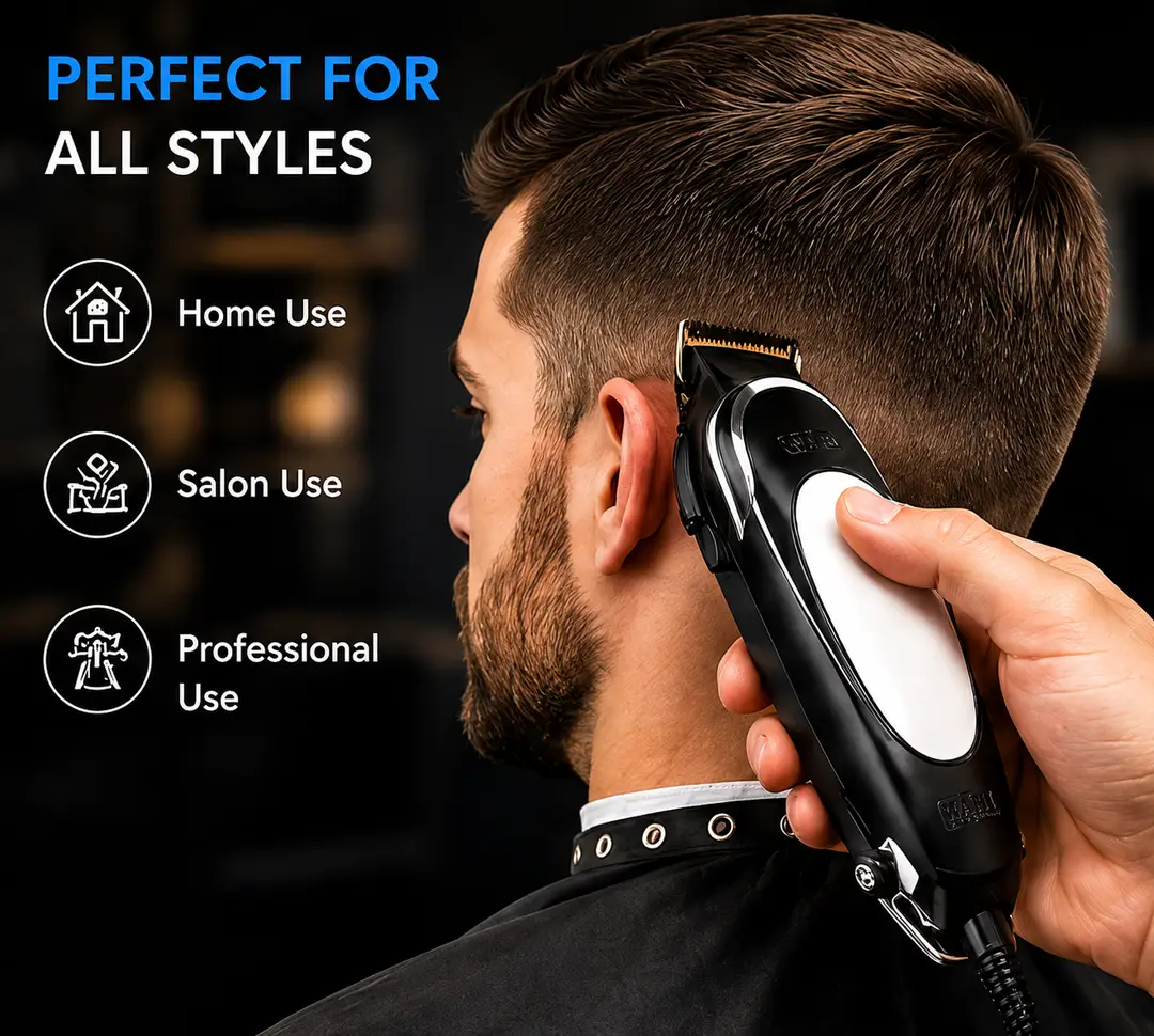 Professional SH-1850 Rechargeable Hair Clipper – Clean & Hygienic Hair Cutting Trimmer