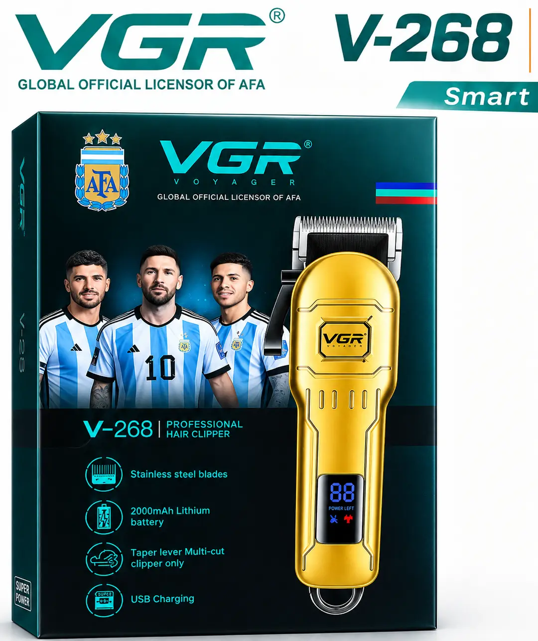 Comfortable Grip and Ergonomics Design Men's Hair Trimmer 5