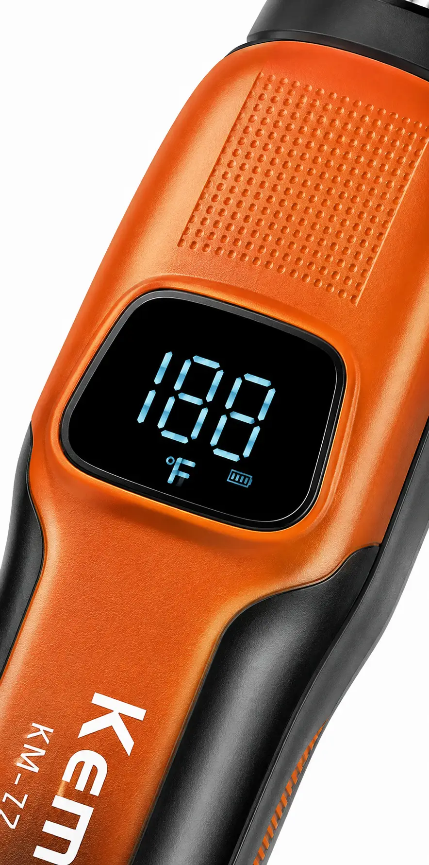 Kemei KM-519A Professional Hair Clipper – LCD Digital Display, 1200mAh Rechargeable Battery, USB Charging & Precision Blade