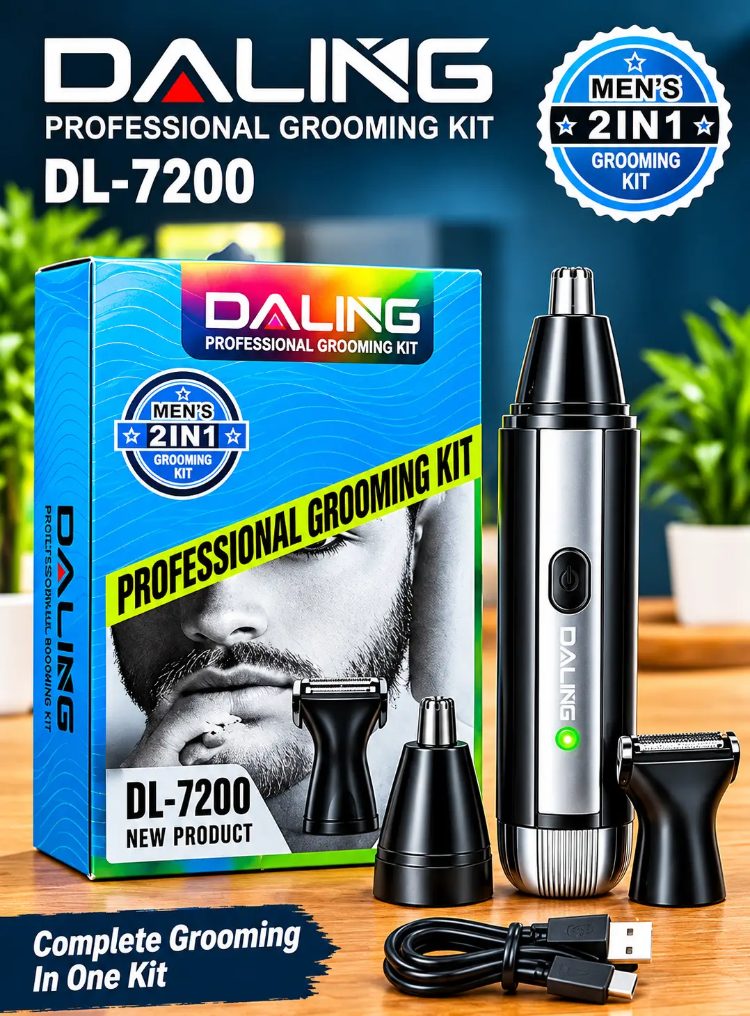 DALING DL-7200 Professional 2-in-1 Grooming Kit