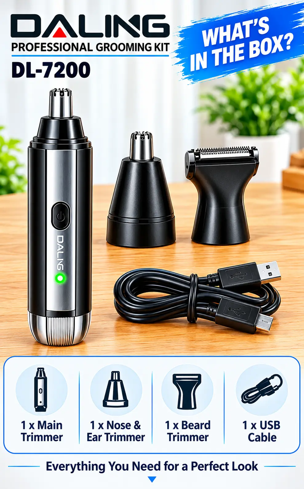 DALING DL-7200 Professional 2-in-1 Grooming Kit