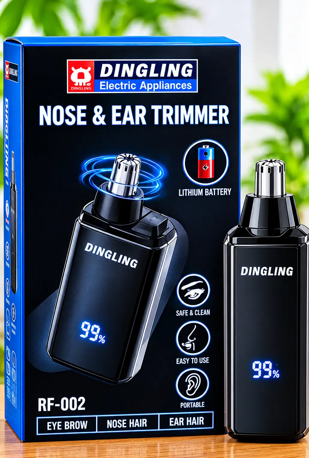 DINGLING RF-002 Nose & Ear Trimmer for Men