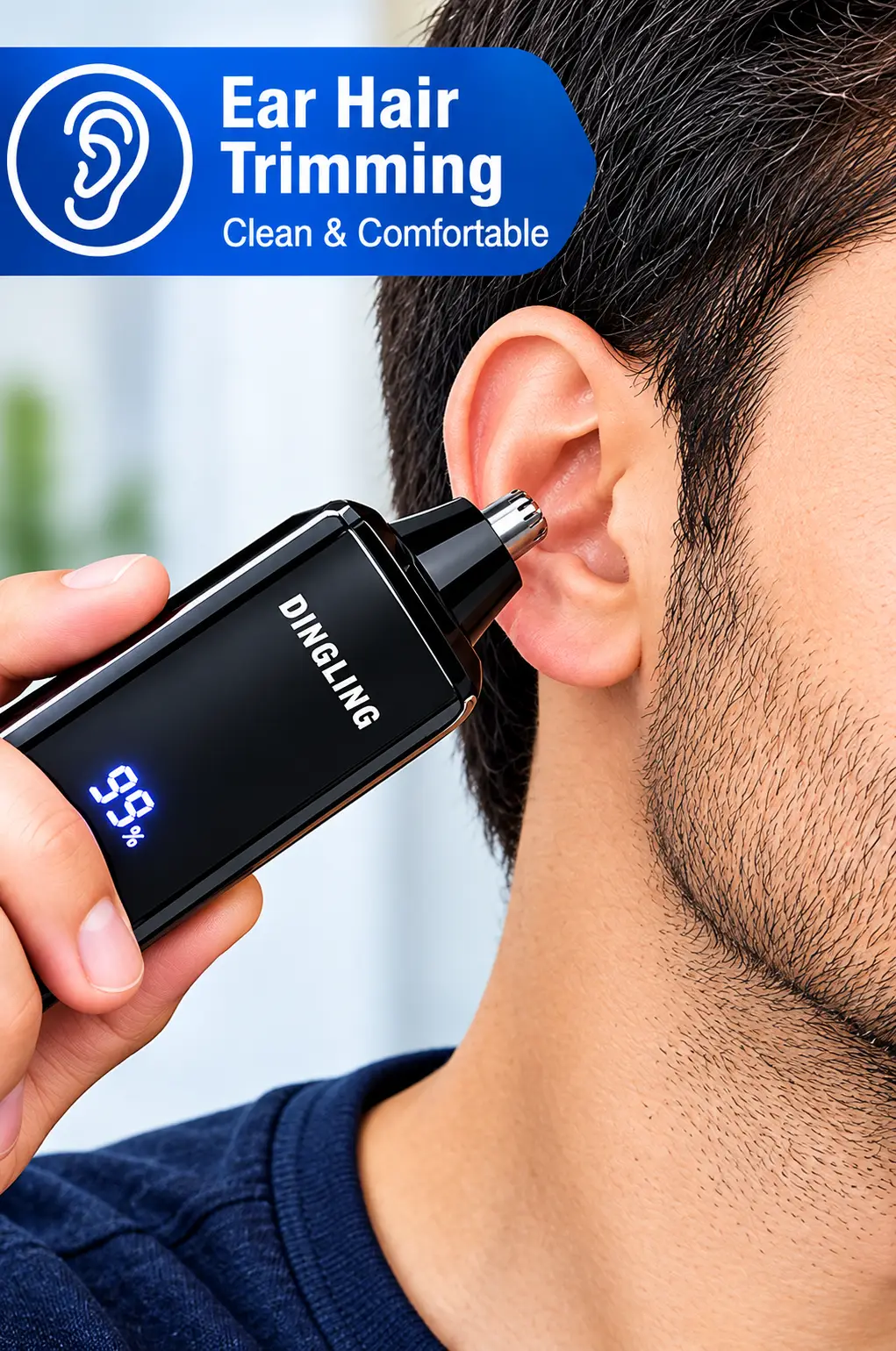 DINGLING RF-002 Nose & Ear Trimmer for Men