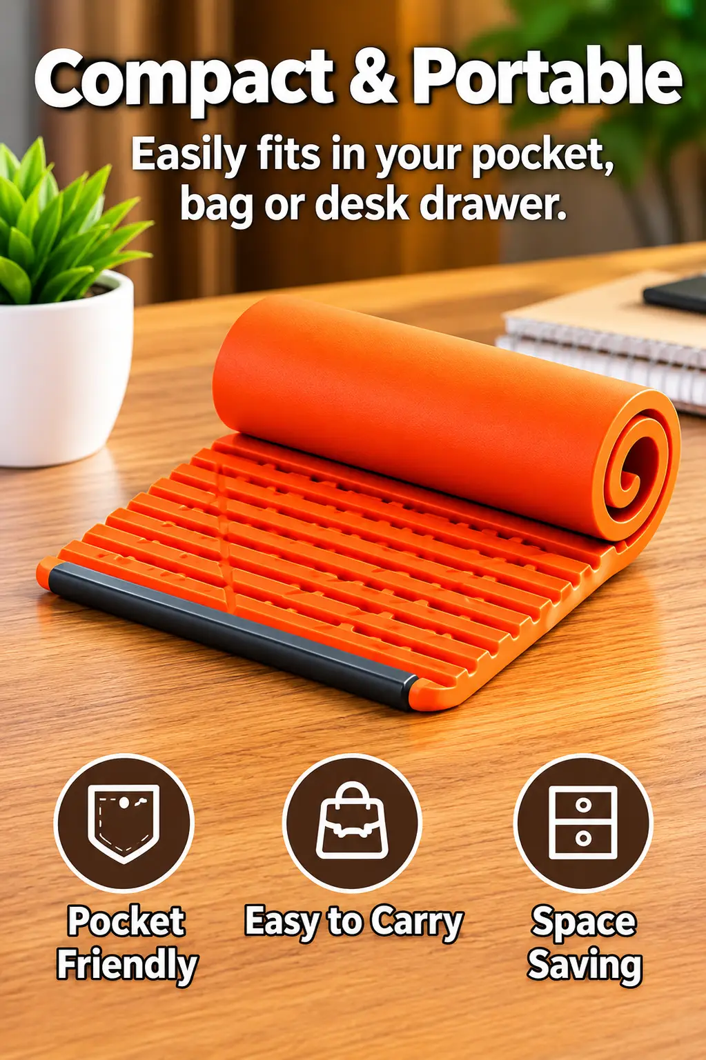 Flexible Deformable Mobile Phone, Tablet & Laptop Stand – Adjustable Foldable Multi-Purpose Desk Holder