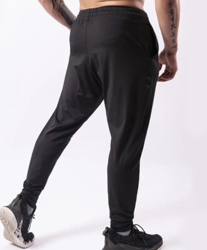 Stylish Men's 3 Pcs Zipper Track Suit in Black Polyester