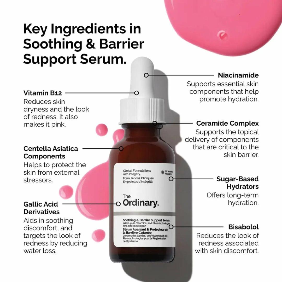 Soothing Barrier Serum 30ml Pink for Irritated Skin
