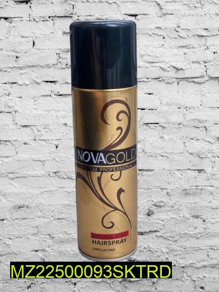 Nova Gold Hair Spray 200ml Long Lasting Hold