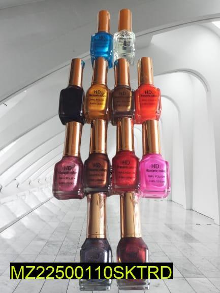 Pakistani Women Nail Polish Set 12 Colors Chip Resistant