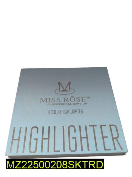4 In 1 Blusher Highlighter Kit