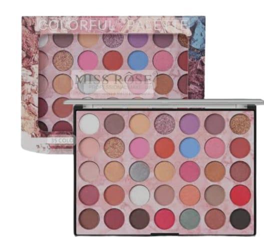 Eye Makeup Palette 35 Shades Matte Warm Long Lasting
