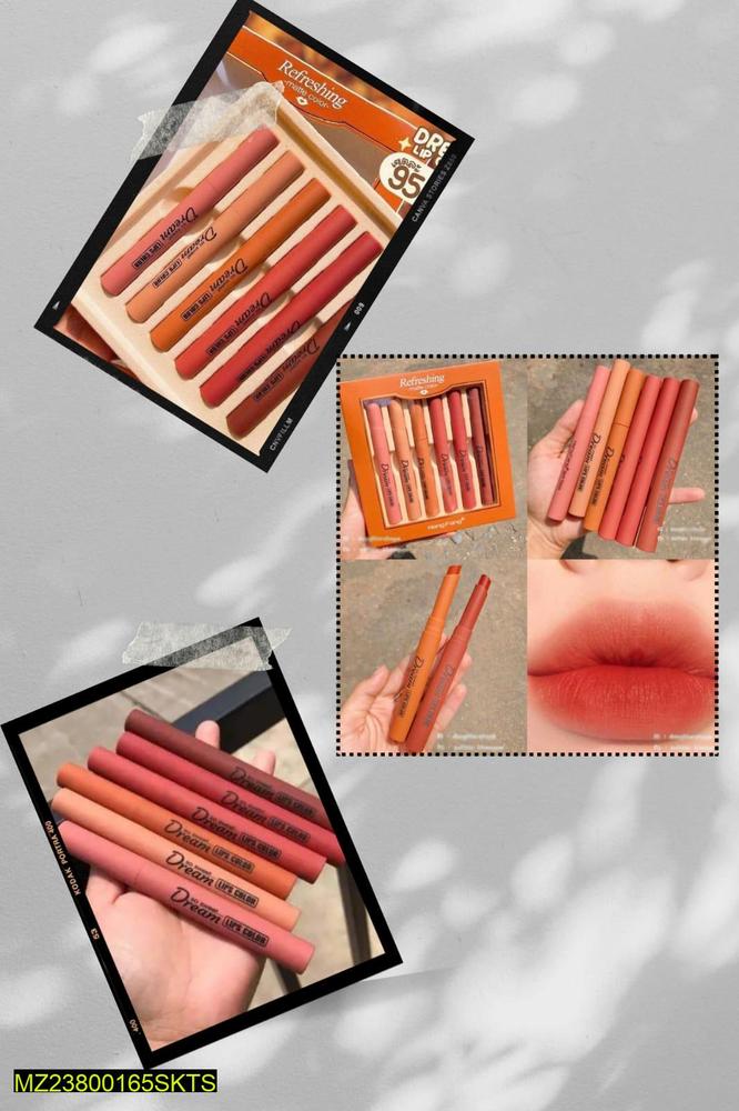 Pakistani Summer Lipstick Set 6 Shades Long Lasting