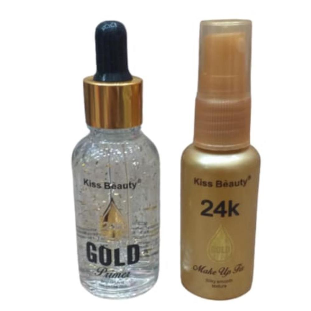 Kiss Beauty Gold Facial Kit Brightening & Repairing for All-Day Wear