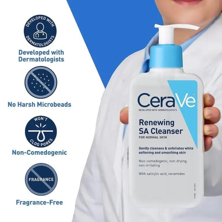 CeraVe Renewing SA Cleanser 237ml for Normal Skin