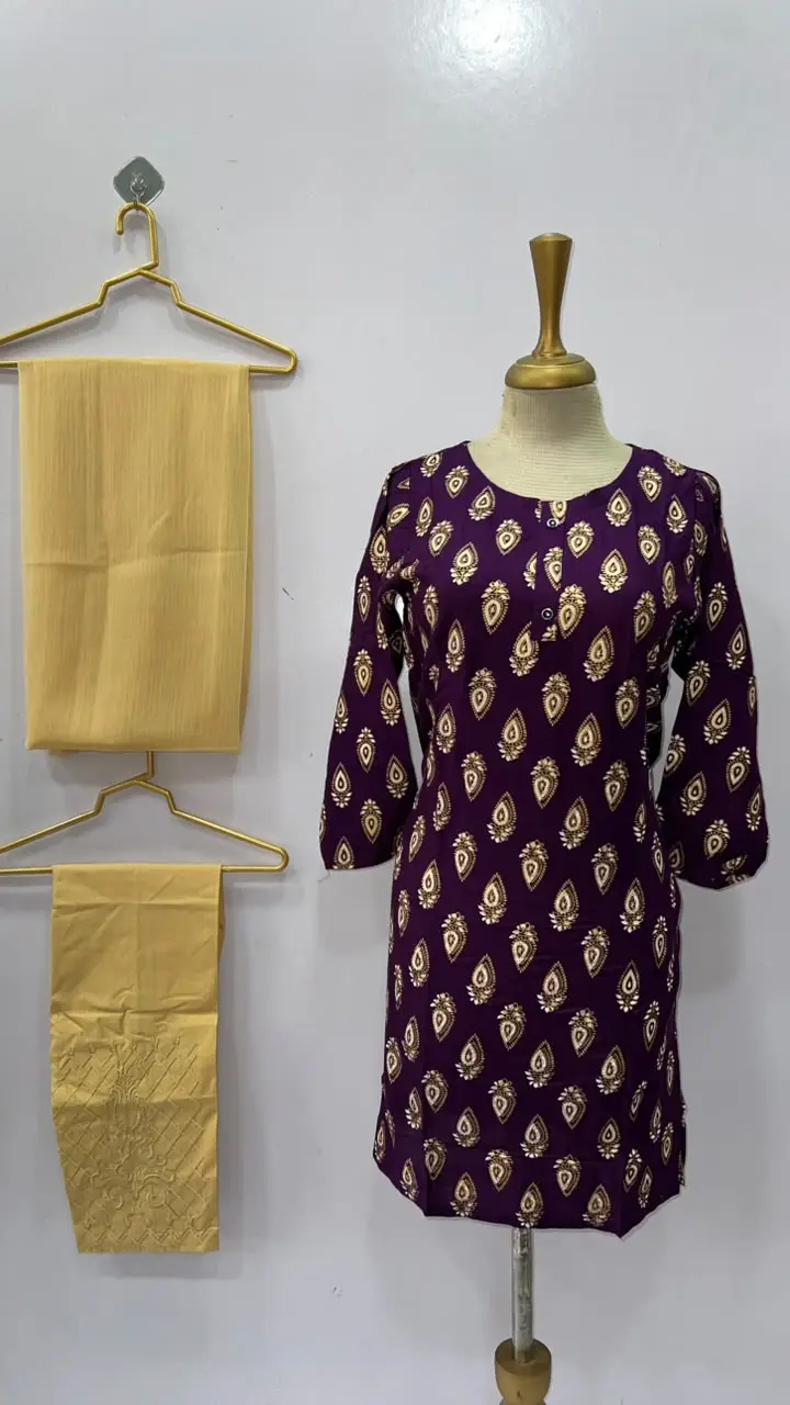 3 Pcs Women's Stitched Linen Printed Suit