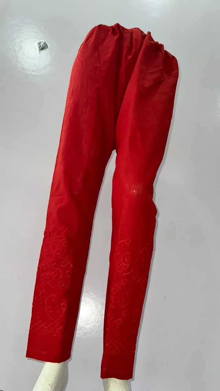 1 Pc Women's Stitched Cotton Plain Trouser