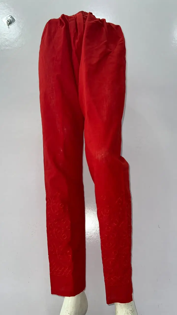 1 Pc Women's Stitched Cotton Plain Trouser