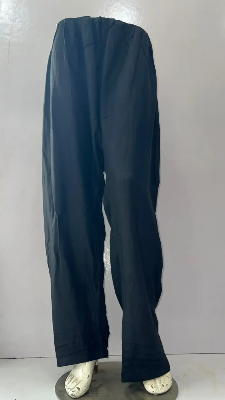 1 Pc Women's Stitched Linen Plain Patyala Shalwar