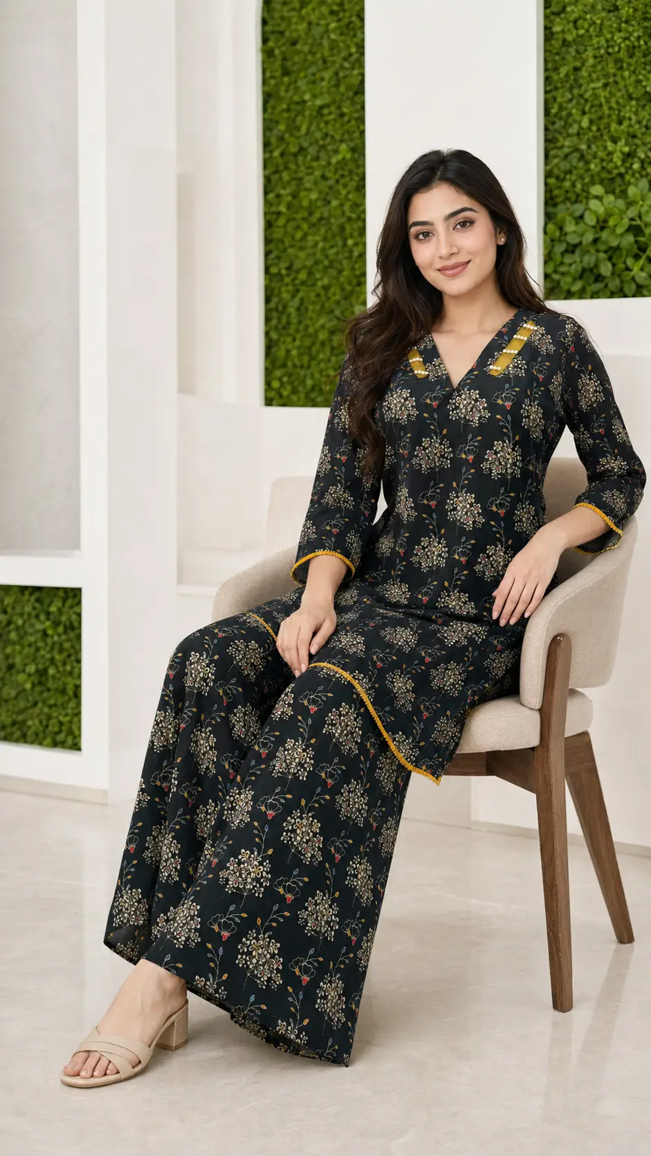 2 Pcs Women's Stitched Bin Saeed Khaddar Dress
