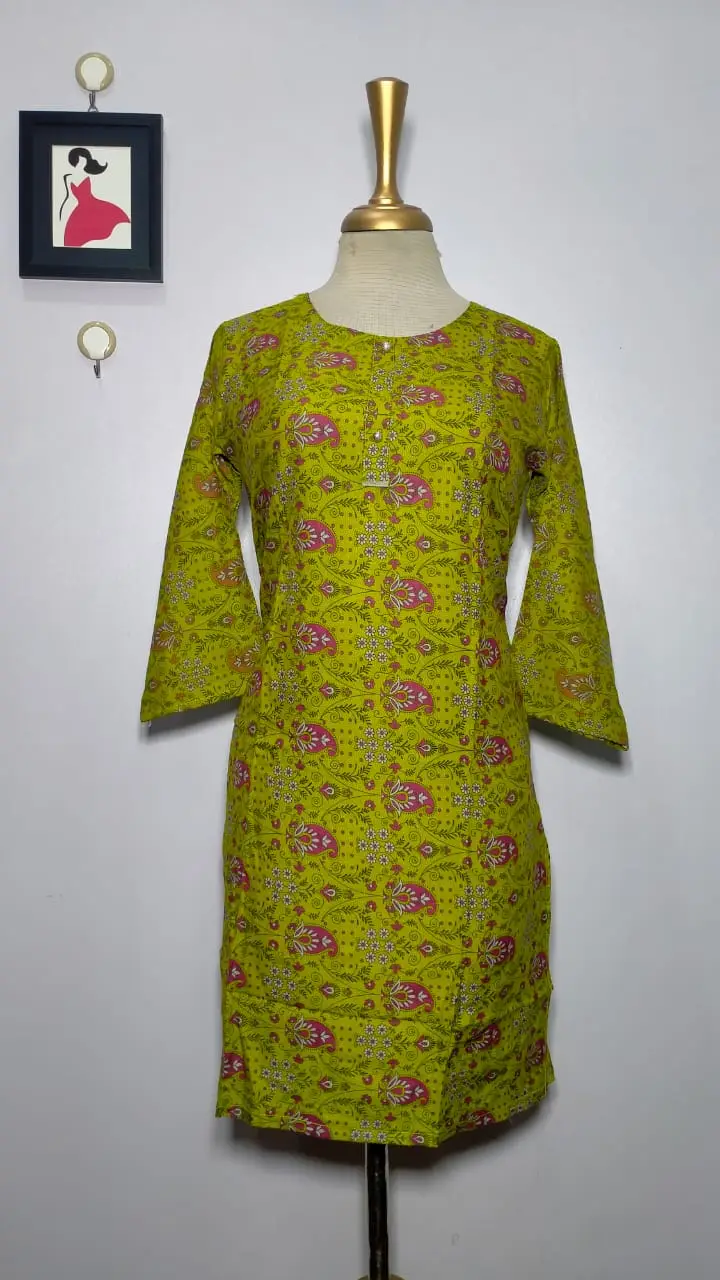 1 Pc Women's Stitched Dhanak Printed Shirt