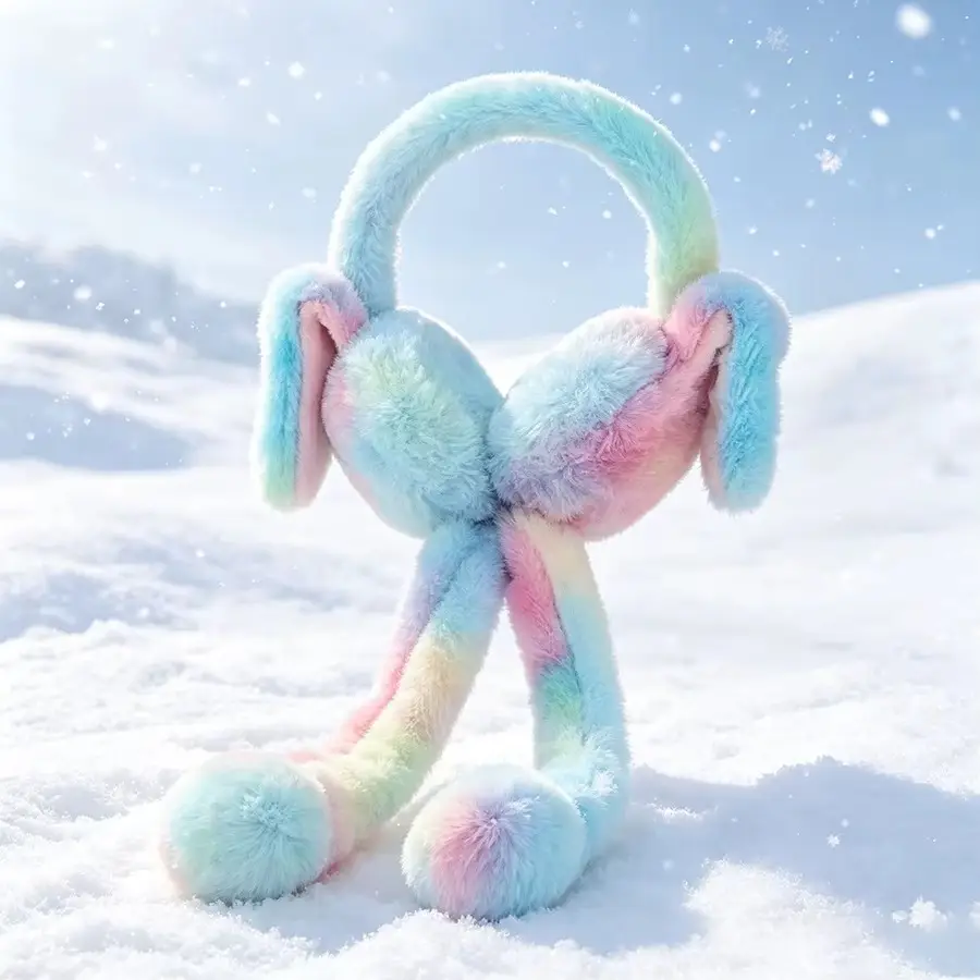 1 Pc Fur Rabit Earmuffs