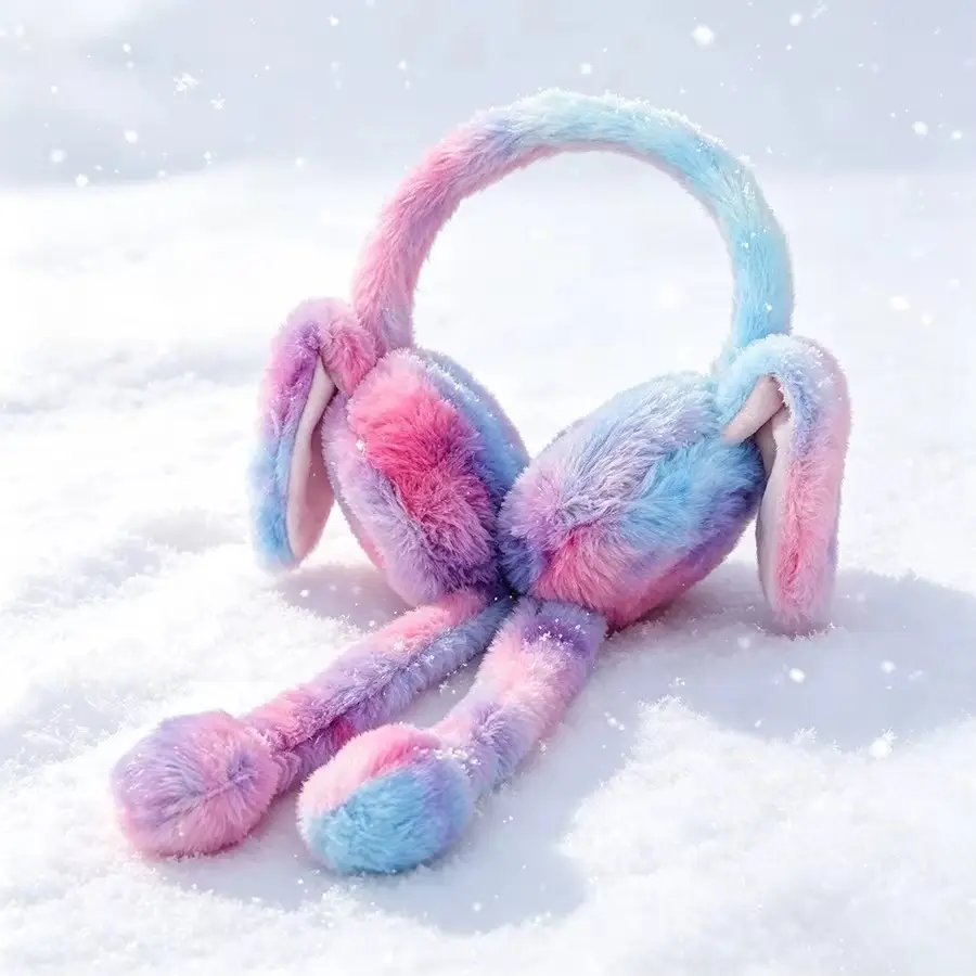 1 Pc Fur Rabit Earmuffs