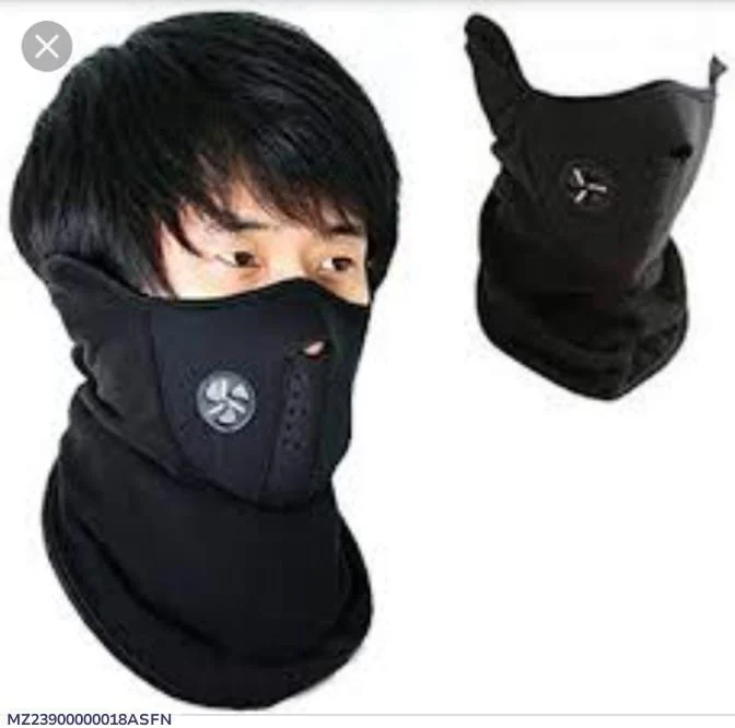 Black Full Face Bike Mask for Men Women Winter Use