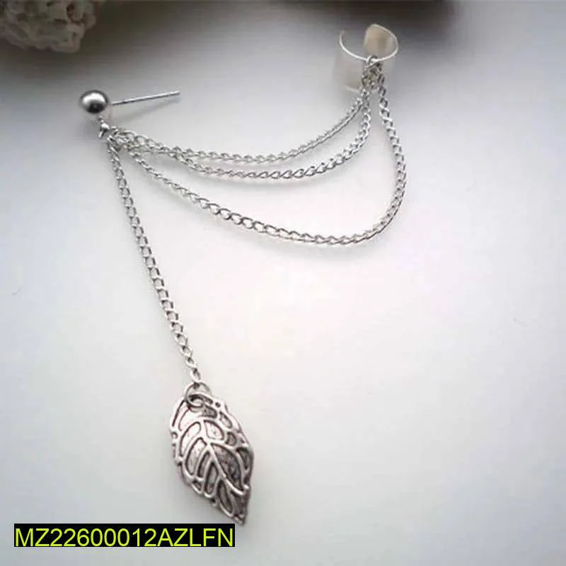 Trendy Silver Earcuffs for Women Party Eid Fashion Jewelry